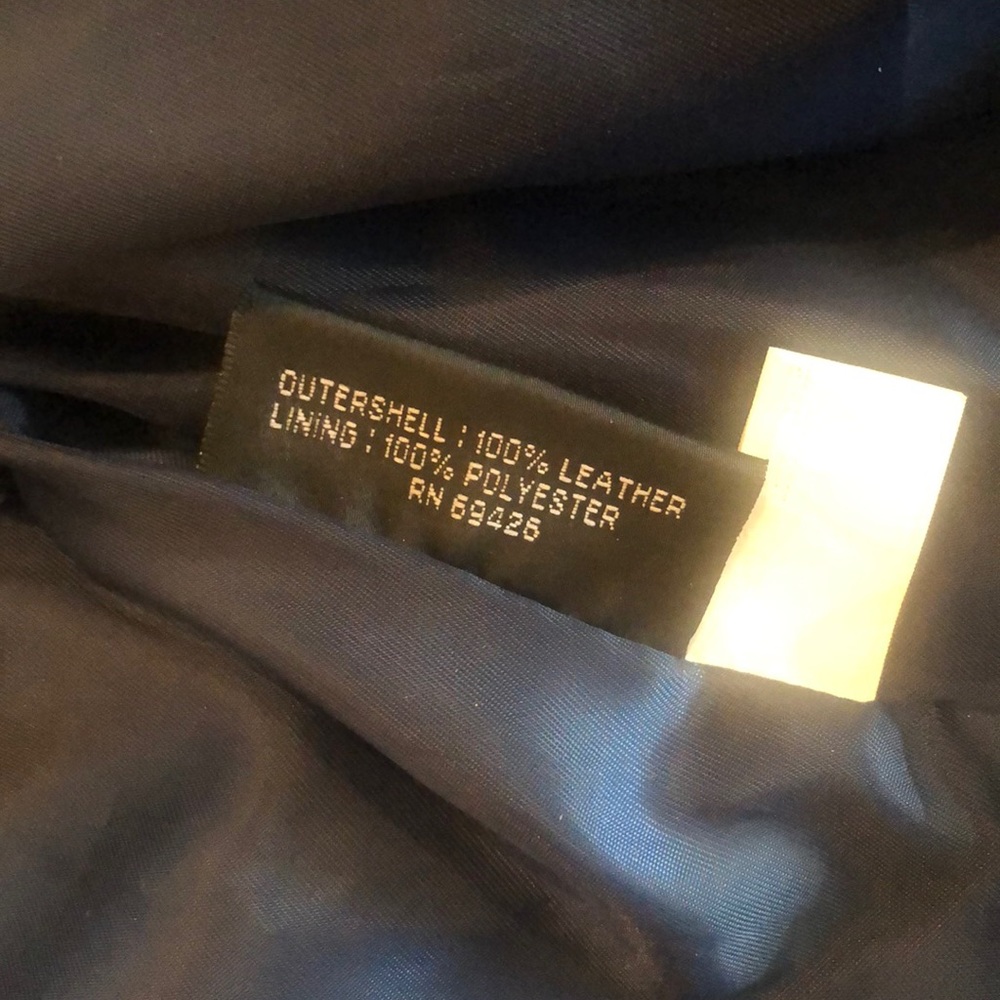 Leather Jean Jacket - Picture 3 of 4